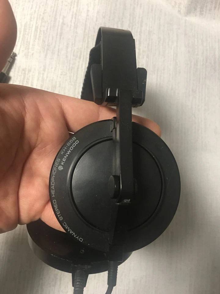 Kenwood KH-65B  Vintage headphones,  work great but need pad - Image 3 of 4