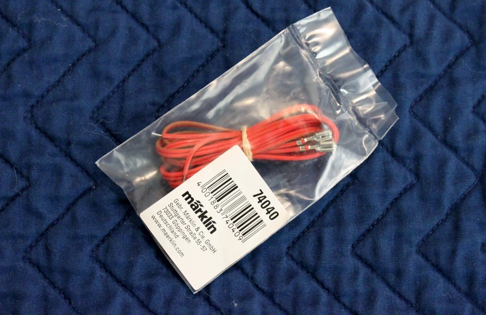 Marklin 74040 C Track Feeder Wire Set, to power Märklin H0, Ships fast from US!  - Image 4 of 4
