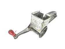 Vintage Mouli Grater Slicer Cutter Food Processor wood Hand Crank France