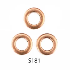 Skoda Fabia III 1.4 TDI Replacement Diesel Fuel Injector Copper Washer/Seal x 3