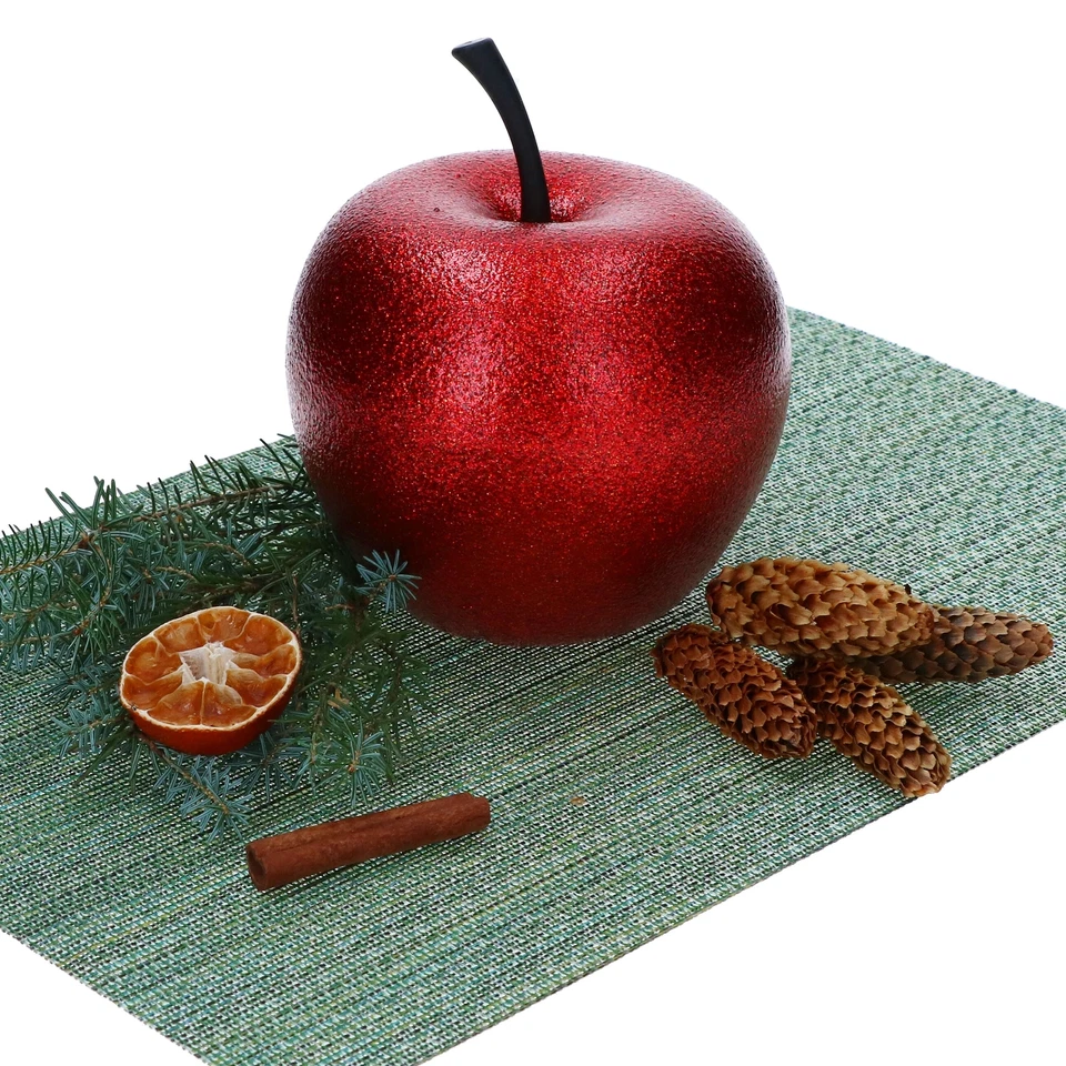 Pottery Pots 2x Apfel Kupfer rot Größe XS glitzer Fiberglas Deko Haus Garten - Bild 2 von 4