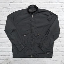Vintage 90s Stussy Jacket Size S Navy Blue Made in USA