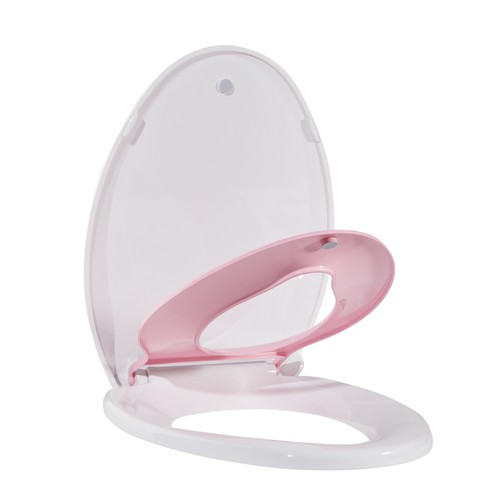Potty Training Toilet Seat for Toddlers 19" Elongated Toilet Seat w/Toddler Seat - Picture 11 of 19