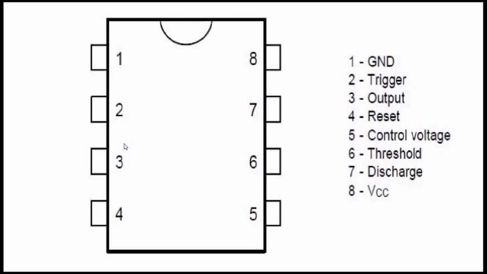 NE555P NE555 DIP-8 High Precision Oscillator Timer IC TI 555 10/20/50/100 Pcs US - Image 4 of 4