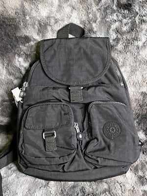 Kipling Black Backpack with Keychain KIPLING Backpack Chuwy with Monkey Keychain, Large Bag Black  main image 4