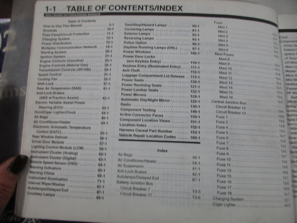 2000 福特皇冠维多利亚大马奎斯电线诊断器 — 第 4/4 张图片