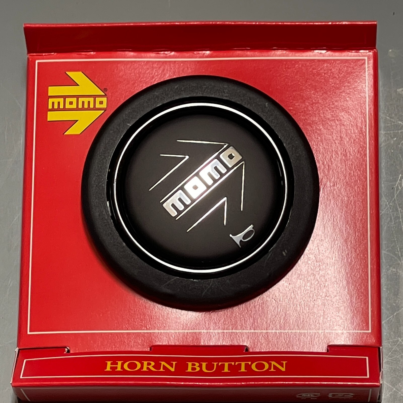 Momo Arrow Matt Black Horn Button Steering Wheel Original Momo Japan Oem Genuine Ebay