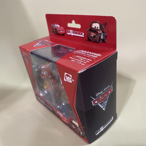 BE@RBRICK MEDICOM TOY CARS2 McQueen Mater 100% BOX Disney