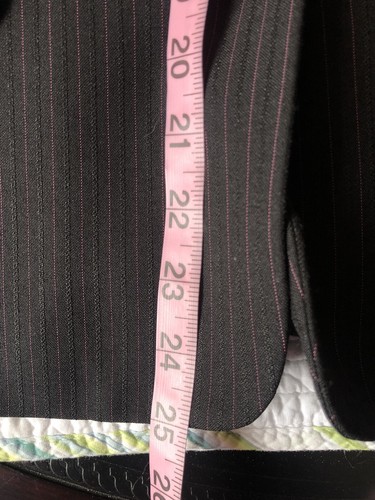 LE SUIT SEPARATES 12 BLACK PINK STRIPE JACKET BLAZER - Picture 10 of 10
