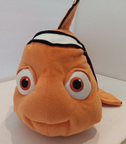 STUFFED ANIMAL Jumbo Finding Nemo Disney Pixar 02 Plush Toy 28 Throw Pillow USED - Picture 2 of 7