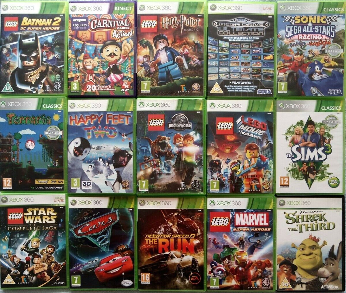 xbox 360 games for teens