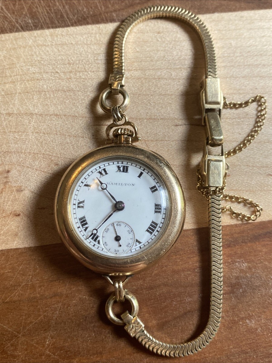 Antique Hamilton Watch With Speidel 10K Gold Filled Band NOT  display picture 1