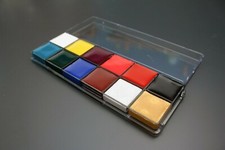 Face Body Paint 12 Colors pallets pallet Professional Oil Art makeup kit 