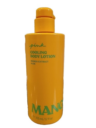 VICTORIA'S SECRET PINK MANGO COOLING BODY LOTION CREAM ALOE 12 oz
