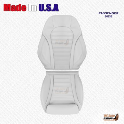 2015 - 2017 Mercedes Benz C43 PASSENGER Bottom & Top Genuine Leather Cover Gray