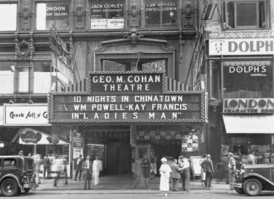 George M. Cohen Theater in New York City 1933 Photo George M. Cohen Theater in