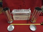 Vtg (3) Pampered Chef Bread Loaf Tubes Flower 1550, & 2 Star 1570