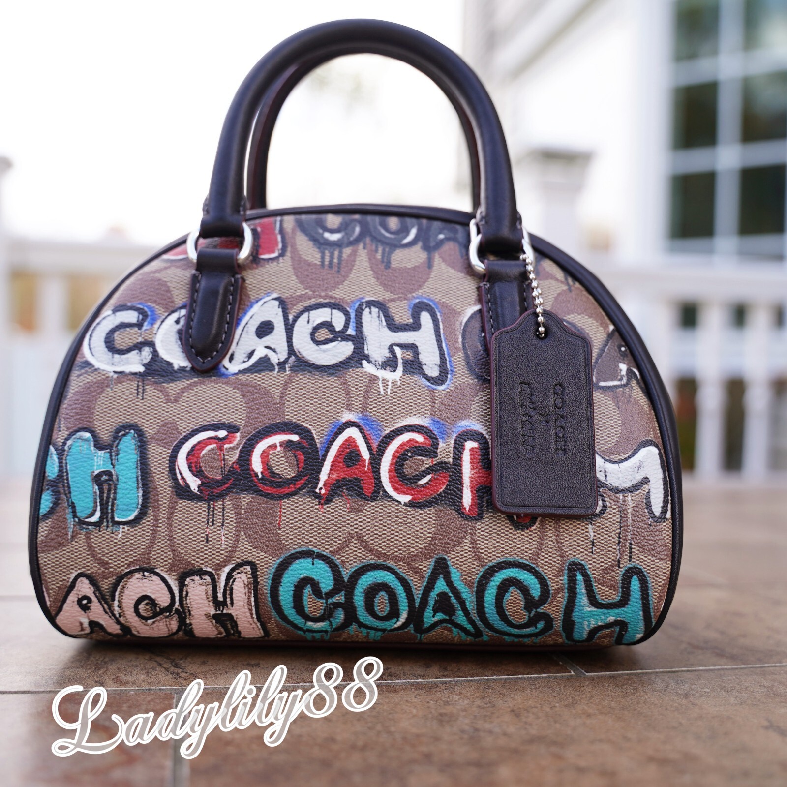 Coach X Mint Serf Sydney Satchel In Signature Canvas Crossbody for  