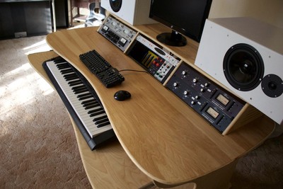 Recording Studio Desk 12ru Workstation Baltic Birch Plywood With