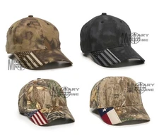 Krypte Realtree Edge Highlander Typhon Military Cap Tactical US Flag TX American