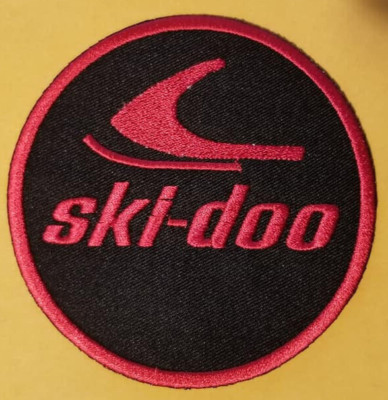SKI-DOO Embroidered red Patch smaller size approx 3''