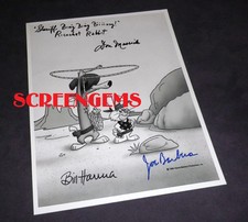 Ricochet Rabbit signed photo Hanna & Barbera TV Don Messick mega RARE animation
