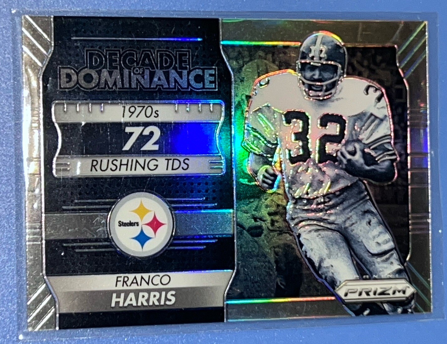 2016 Panini Prizm Decade of Dominance Silver Prizm Franco Harris #8 Steelers