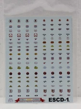 Starfighter Decals ESCD-1a Sponsor Decals Set 1 1:32 Slot Car Decals