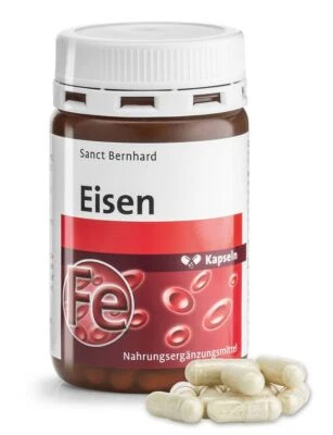 Sanct Bernhard Eisen – Kapseln – 120 Kapseln (174,32 EUR/kg) - Bild 1 von 2
