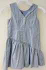 NWT Tea Collection Embroidered Flowers Asymmetrical Skirted Dress Girl's Size 4 — photo 2