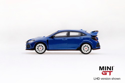 MINI GT 1/64 2017 Honda Civic Type R (FK8) Modulo (LHD)(Aegean Blue) MGT00017 - Picture 4 of 4