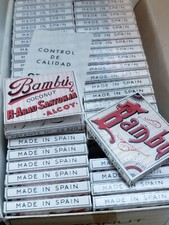 Vintage smoking rolling PAPER BOX   BAMBU COCONUT 1970,s / 50 units /  UNOPENED