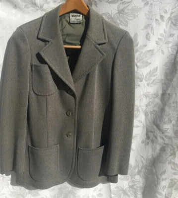 Bleyle for Hooper Gray Blazer & Skirt Set RARE FIND Made in Germany VINTAGE SM
