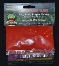 JTT SCENERY 95146 TURF RED PINK PURPLE YELLOW  MEDIUM 10 CU IN   JTT95146