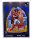 2024 Panini Donruss Bo Nix Silver Prizm Oversized Downtown RC Rookie #19 Broncos
