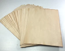 40 Onion Skin Hand Dyed Paper 8.5"x11" grunge pink /yellow  junk journal supply