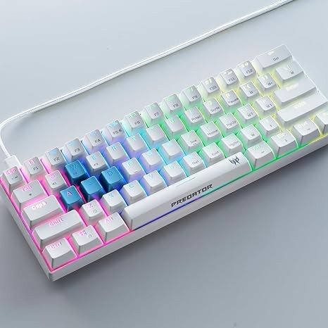 Acer Predator Aethon 330 Keyboard Space-Saving 61-Key Design PKR200 - White - Picture 2 of 4