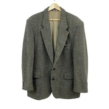 Harris Tweed Dark Green Multi Men's Jacket