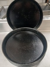 10 x 10 Inch Deep Pan (1 1/2 Inch) Black Iron Pizza Pans