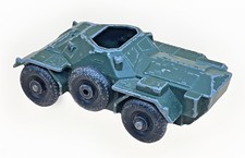 Matchbox Lesney No.61 Ferret Scout Car Khaki Vintage Military Diecast