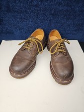Vintage Dr Doc Martens 4 eye Oxford Brown Shoes Men s Size 5 Made In England