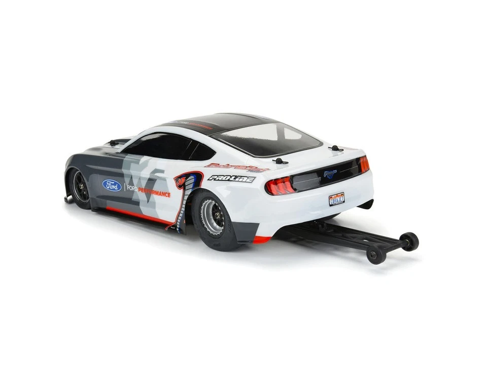 Pro-Line 3605-00 Losi Mini 1/16 Ford Mustang Cobra Jet Clear No-Prep Drag Body - Image 2 of 4