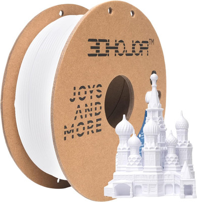 PLA Pro Filament 1.75Mm Cold White 1Kg Cardboard Spool for 3D Printers