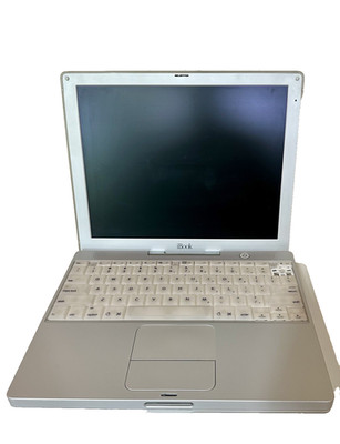 Vintage 2001 Apple iBook Laptop PowerPC G3 M6497 Tested