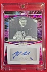 Riley Leonard ROOKIE AUTO  1/1 Inscription - 2025 Sage Purple Ice  #PCA-RL