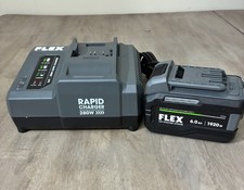 FLEX FX0421-1H 24V 6.0Ah Stacked Lithium Battery  280W Rapid Charger Kit