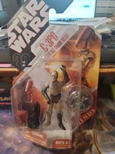 Star Wars Saga Legends C-3PO Battle Droid Head New Sealed Card Hasbro Figure