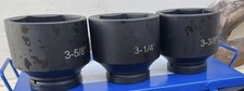 3pcs 1 Dr. Sae Jumbo Deep Shallow Impact Socket Set 3-58 3-14 3-38