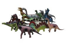 Kid Galaxy Dinosaur Lights  Sounds Toy Figurine Collectible - Lot Of 12 Dinos