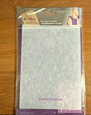 Crafter  s Companion 3D Embossing Folder FALLING FLOWERS 5  x 7  